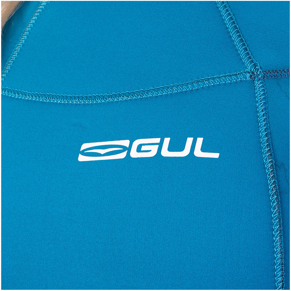 2025 Gul Womens Response 3/2mm GBS Back Zip Wetsuit RE1232-C1 - Teal / Marbel